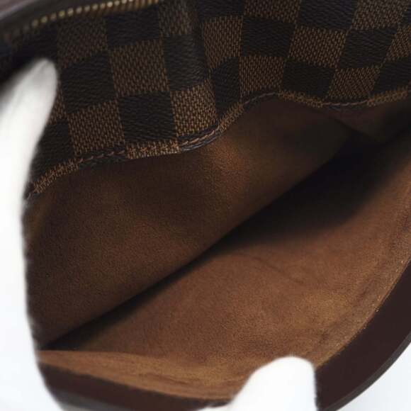 LOUIS VUITTON Monogram Saint Louis N51993 Second Bag, Brown Coated Canvas and...